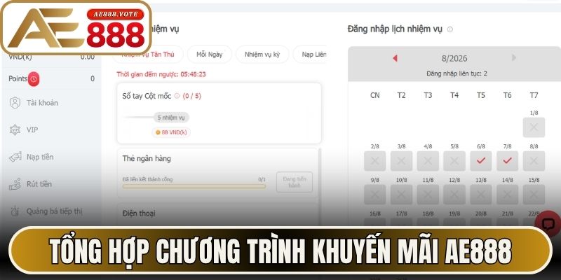 Tổng hợp những chương trình khuyến mãi AE888 nổi bật nhất