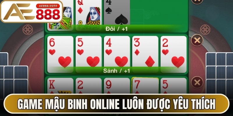 Game mậu binh online luôn được yêu thích