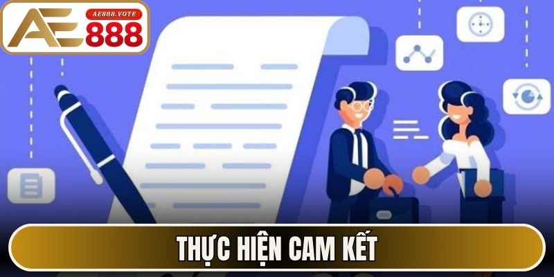Thực hiện cam kết cùng miễn trừ trách nhiệm đúng 